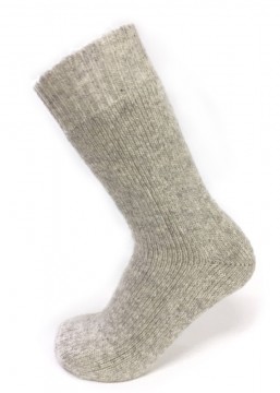 5 par Nordlys tykke og varme Ullsokker – Grå – 80% ull