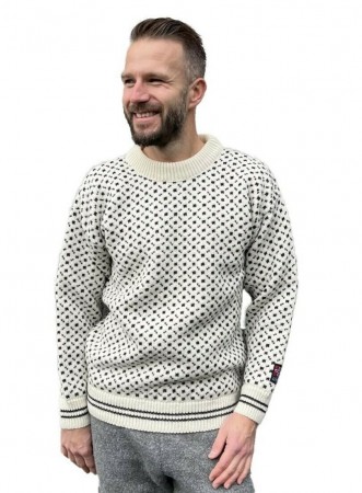 Nordlys Ullgenser for dame og herre, natur og koks   ( Utgått modell )