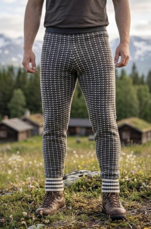 Ullbukse  islender Grønn/natur 100% lammeull   ( Kommer til lager i førsten av august)